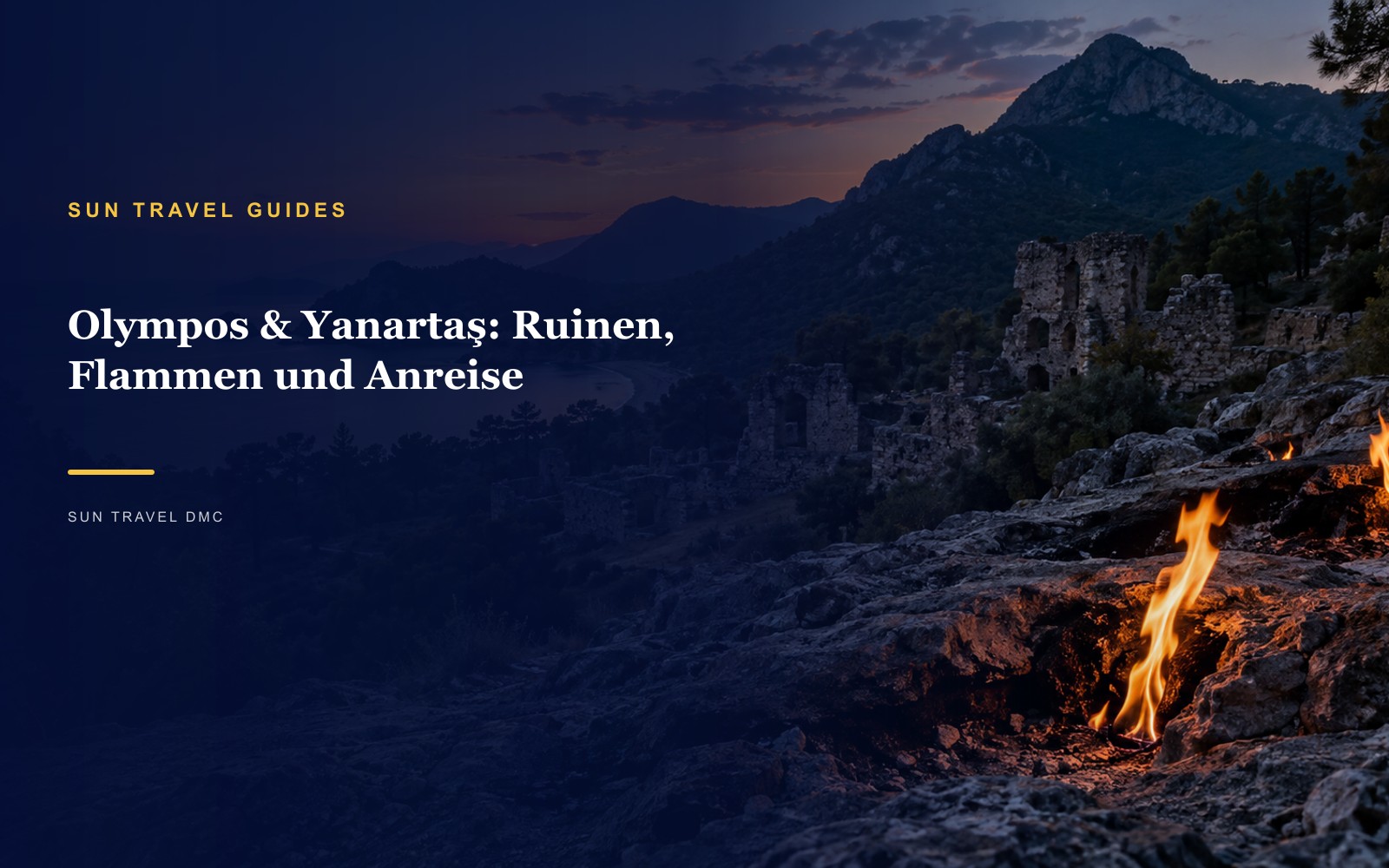 Olympos & Yanartaş: Ruinen, Flammen und Anreise